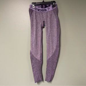 Gymshark Flex Leggings Rich Purple Marl/Soft Lilac